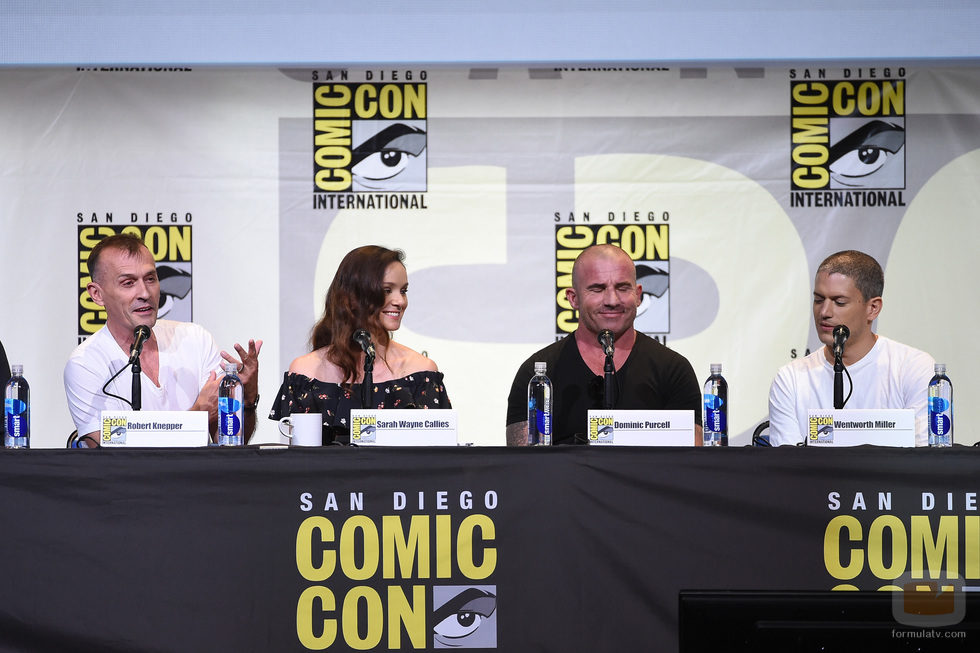 La mesa de 'Prison Break' en 'Comic-con'