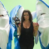 Silvia Abril se prepara para defenderse en el 'casting' de "Sharknado 4"