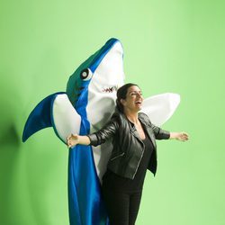 Silvia Abril recuerda una escena mítica del cine en el 'casting' de "Sharknado 4"