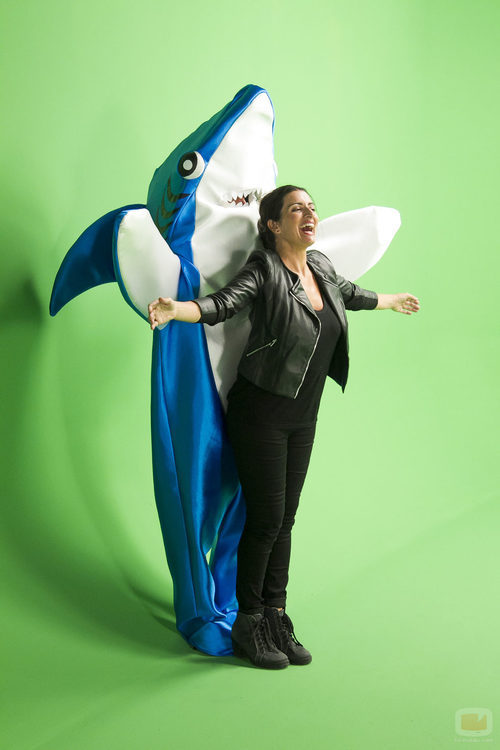 Silvia Abril recuerda una escena mítica del cine en el 'casting' de "Sharknado 4"