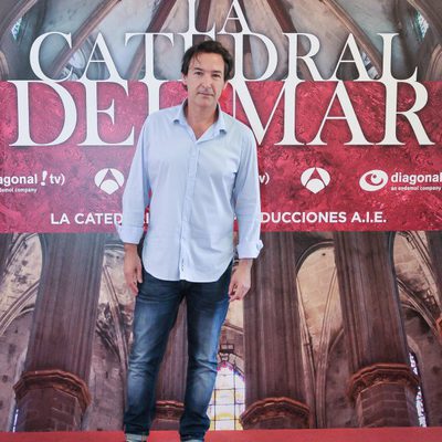 Ginés García Millán en la presentación oficial de 'La catedral del mar'