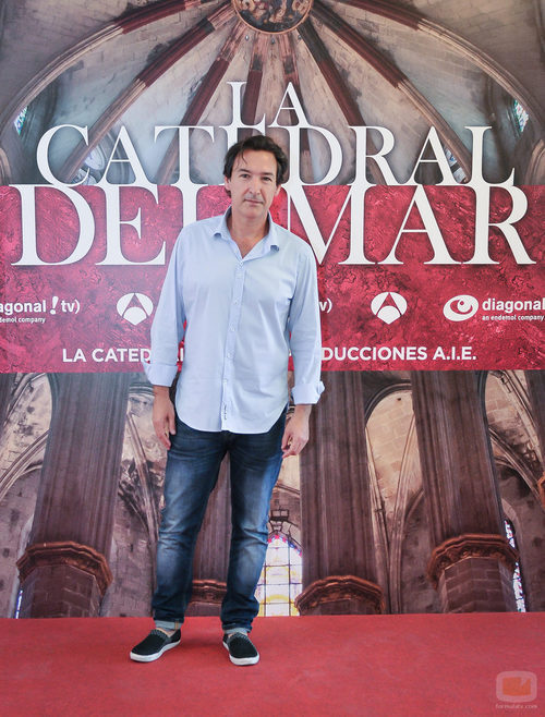 Ginés García Millán en la presentación oficial de 'La catedral del mar'