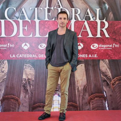 Pablo Derqui en la presentación de 'La catedral del mar'