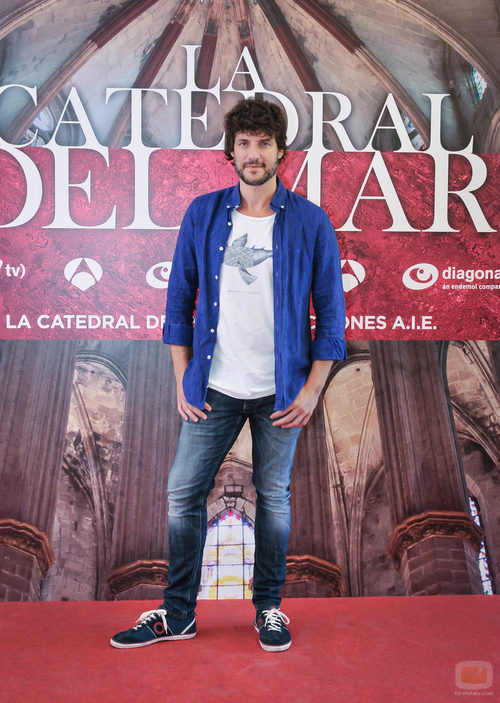 El actor Daniel Grao en la presentación de 'La catedral del mar'