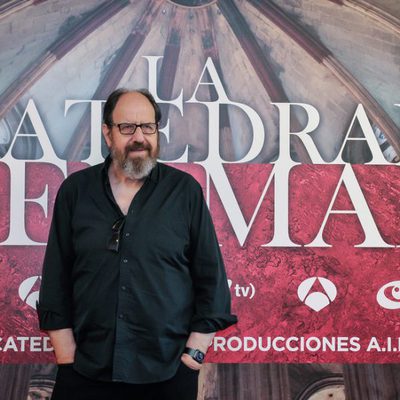 Josep Maria Pou en la presentación oficial de 'La catedral del mar'