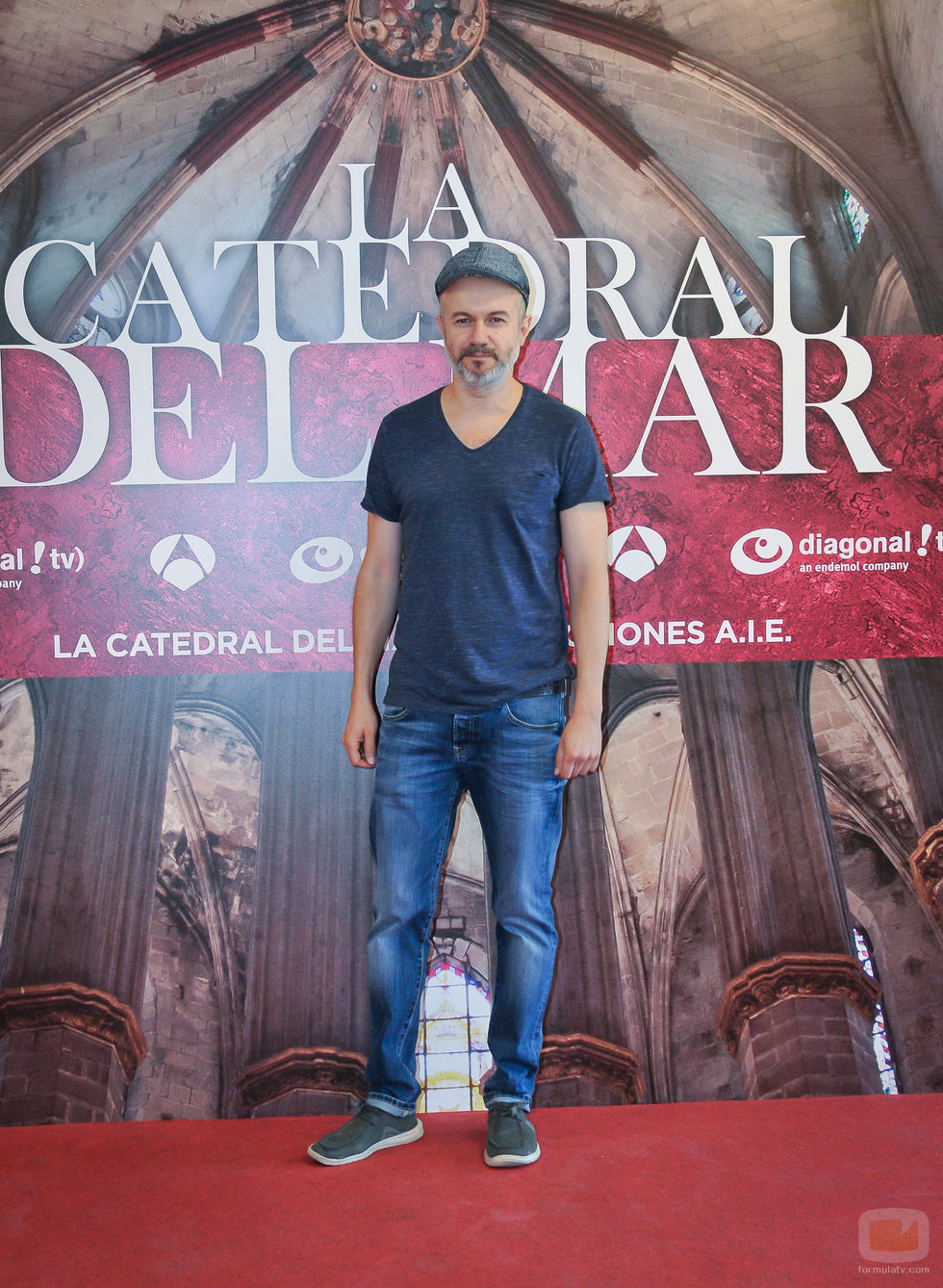 Tristán Ulloa en la presentación de 'La catedral del mar'