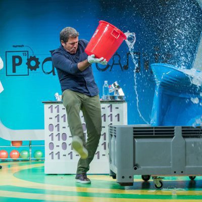 Juan y Medio se sorprende con una prueba de Mario Picazo en 'Poder Canijo'