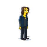 Joyce Byers en la versión simpsonizada de 'Stranger Things'