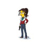 Así es Nancy Wheeler es la versión simpsonizada de 'Stranger Things'