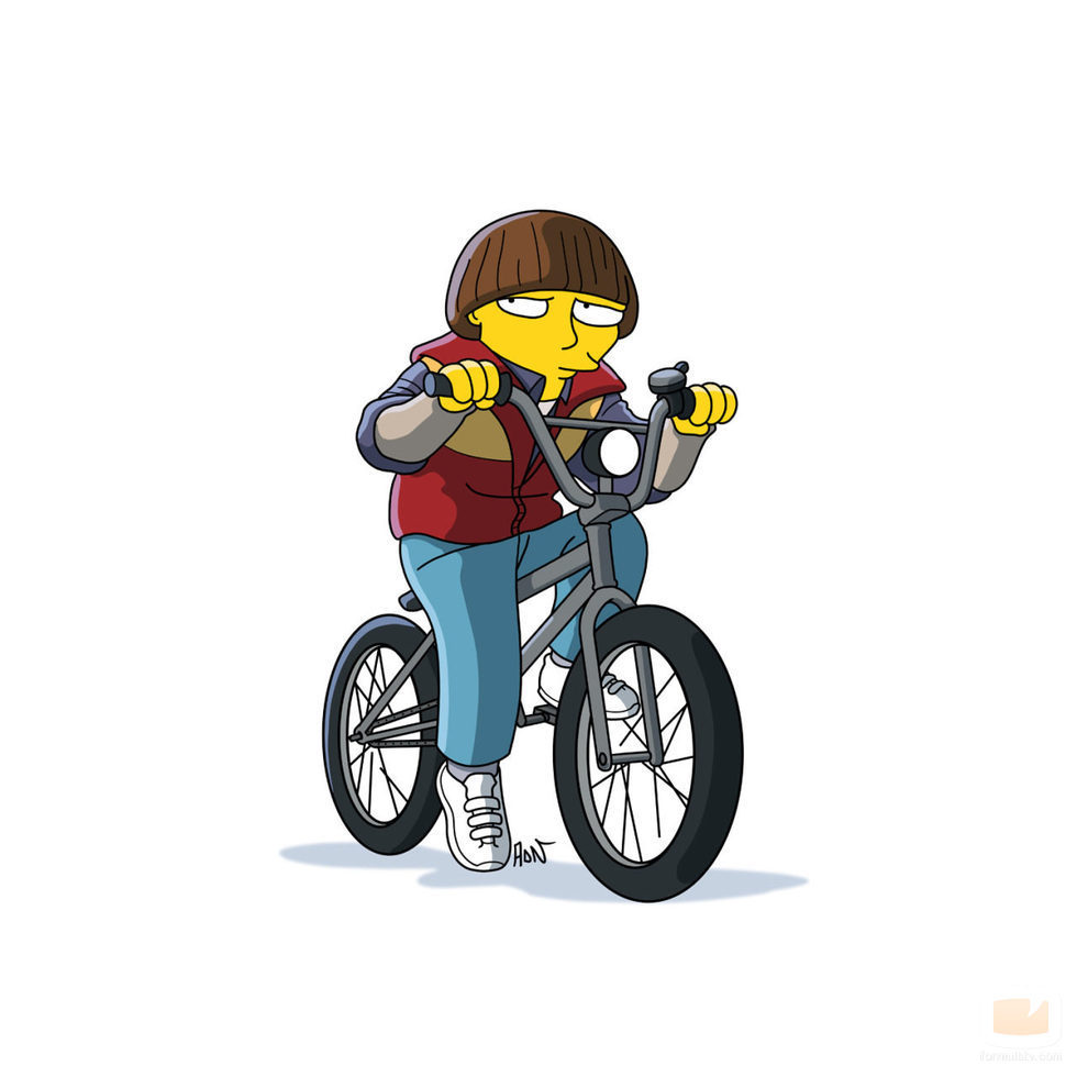 Este es Will es la versión simpsonizada de 'Stranger Things'