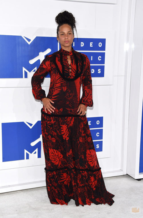 Alicia Keys en la gala de los VMA 2016 de la MTV