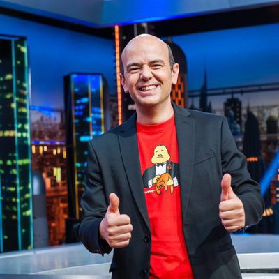 Jandro en la presentación de 'El Hormiguero'