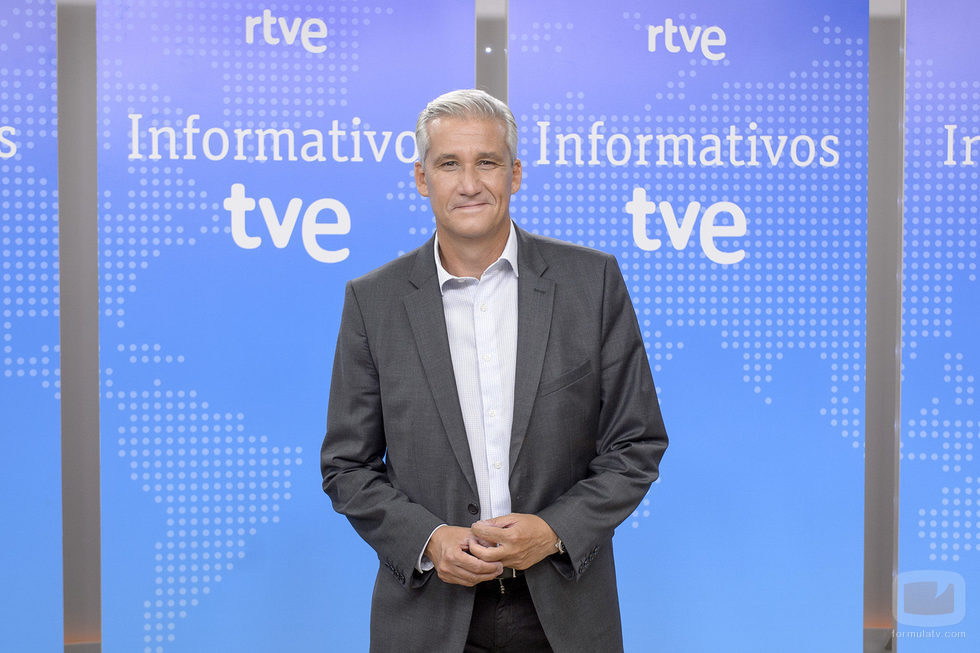 Víctor Arribas en la presentación de los informativos 2016-2017 de TVE