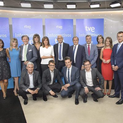 El equipo de los informativos 2016-2017 de TVE