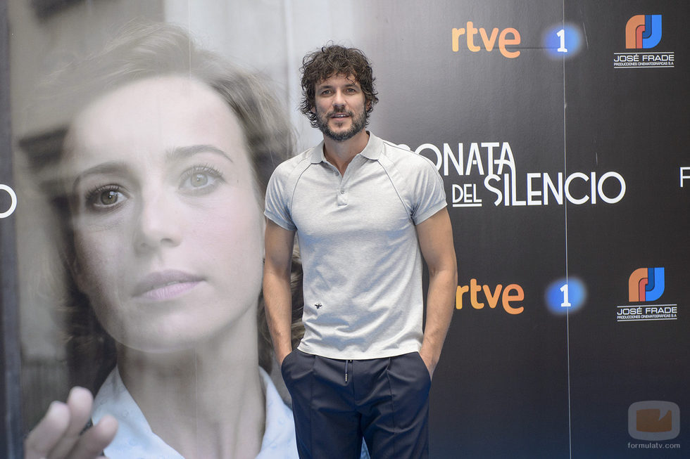 Daniel Grao en la presentación de 'La sonata del silencio' en el FesTVal de Vitoria