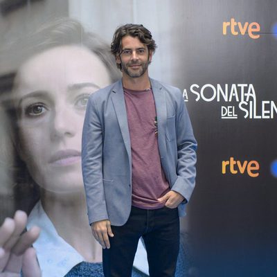 Eduardo Noriega en la presentación de 'La sonata del silencio' en el FesTVal de Vitoria
