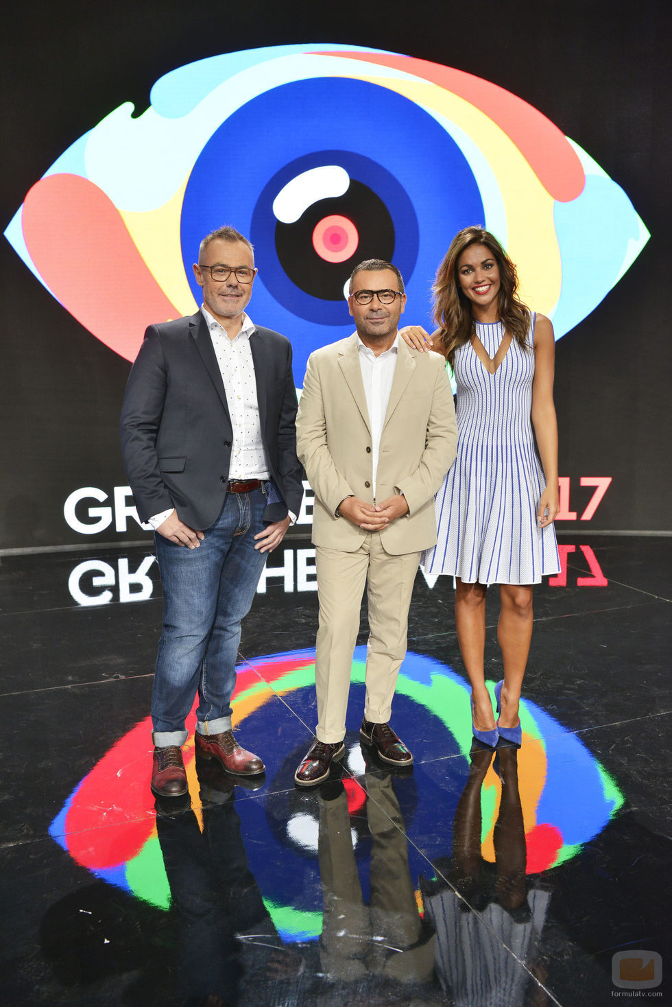 Jorge Javier, Jordi y Lara son el trío de presentadores de 'Gran Hermano 17'