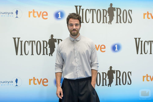 Carles Francino en la presentación de la segunda temporada de  'Víctor Ros' de RTVE