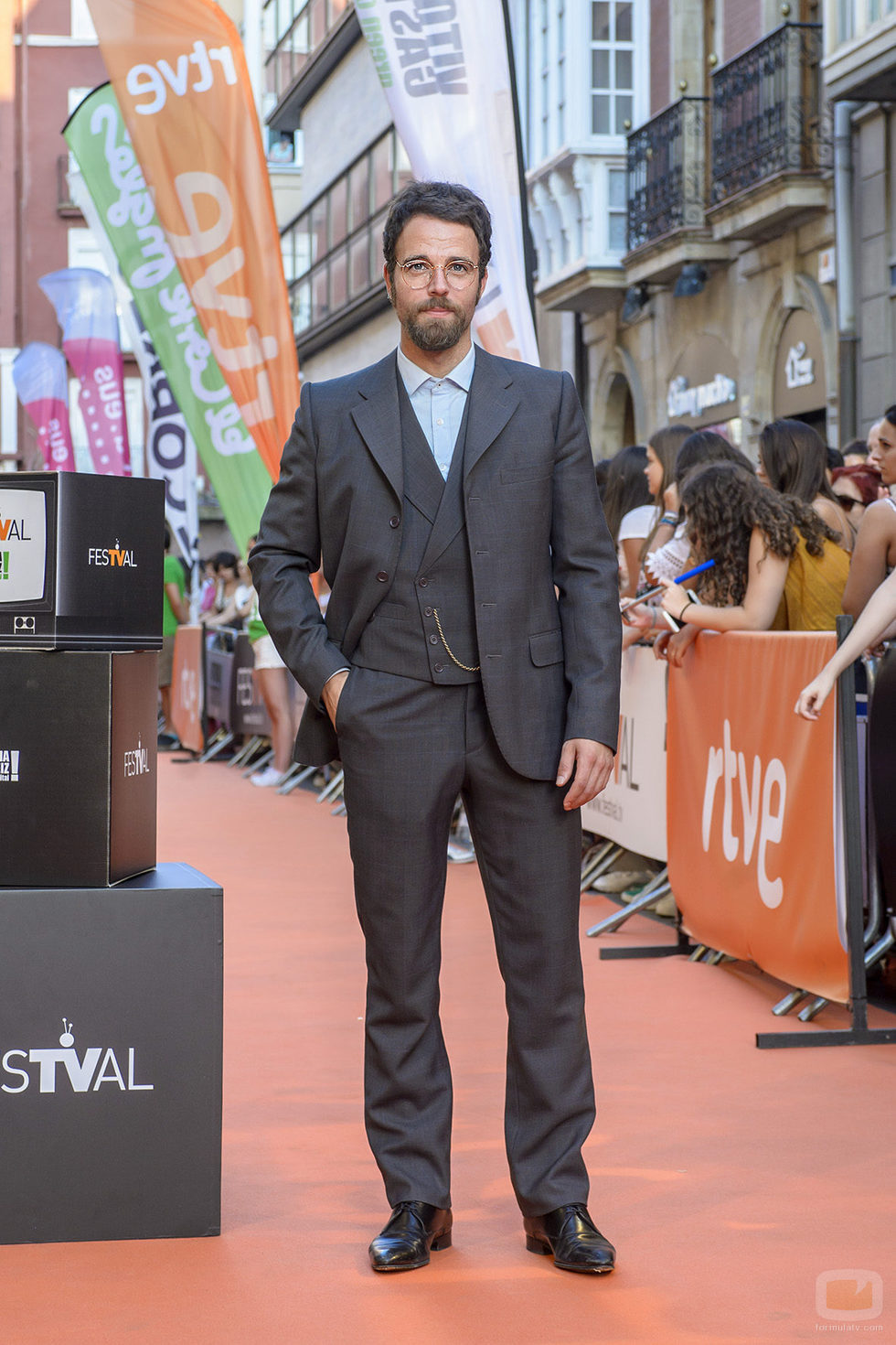 Carles Francino en el preestreno de la segunda temporada de 'Víctor Ros'