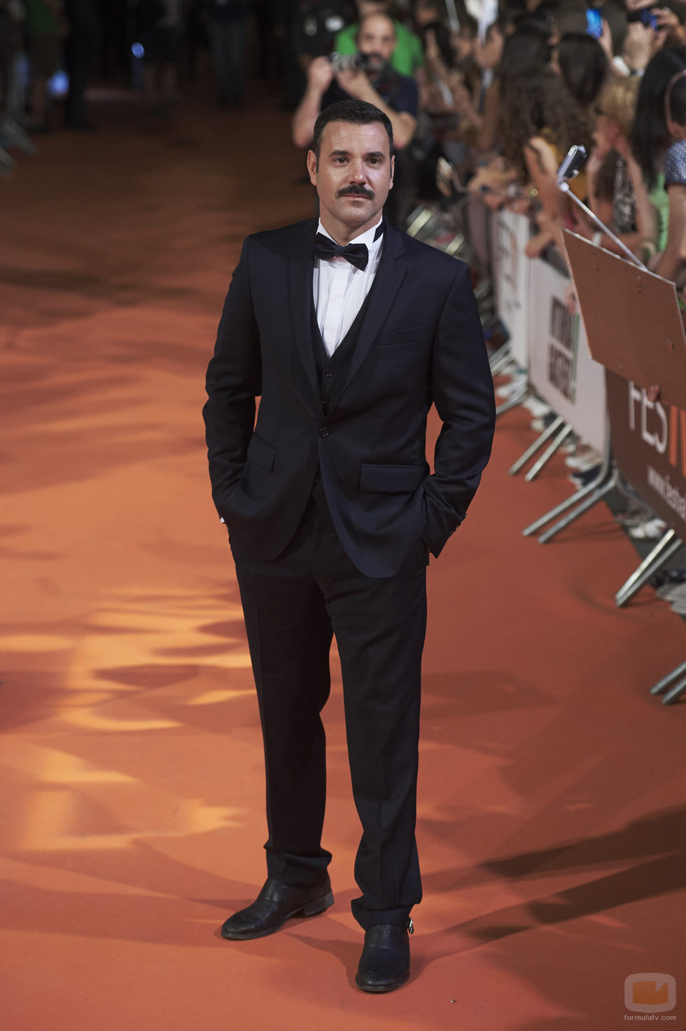 Miquel Fernandez en la presentación de 'Mar de Plástico' del FesTVal 2016