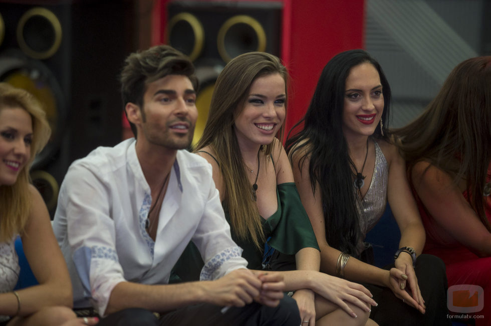 Montse, Miguel, Meritxell y Laura en 'Gran hermano 17'