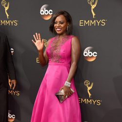 Viola Davis en la alfombra roja de los Premios Emmy 2016