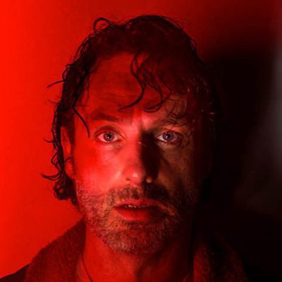 Retrato de Rick en 'The Walking Dead'