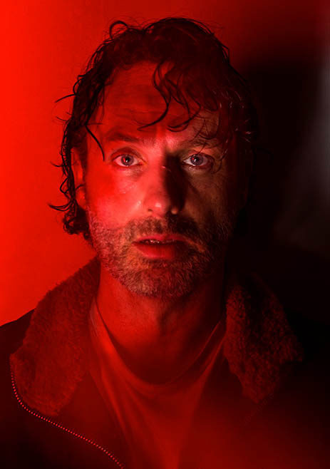 Retrato de Rick en 'The Walking Dead'
