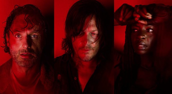 Retrato de Rick en 'The Walking Dead'