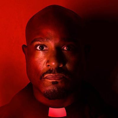 Retrato del Padre Gabriel en 'The Walking Dead'