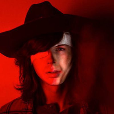 Retrato de Carl en 'The Walking Dead'