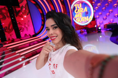 Beatriz Luengo se hace un selfie en 'Tu cara me suena 5'