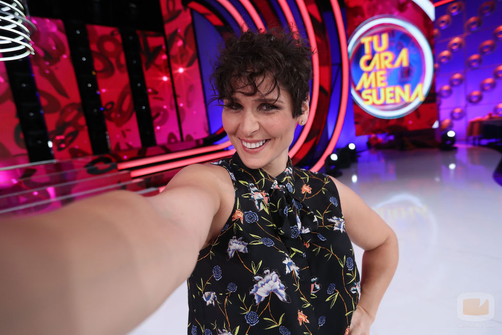 Rosa López se hace un selfie en 'Tu cara me suena 5'