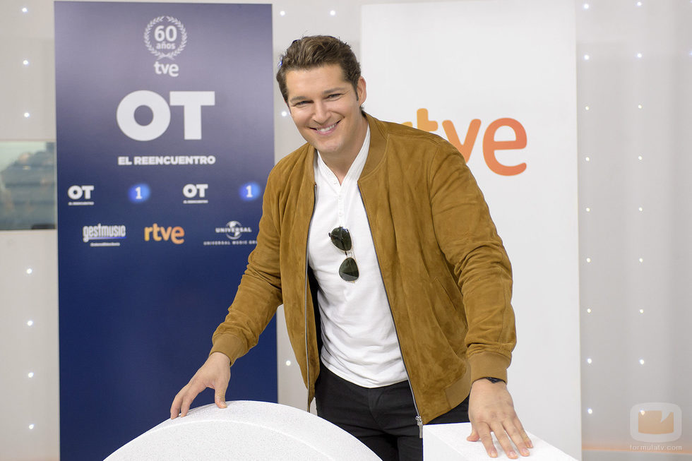 Manu Tenorio en la presentación de 'OT. El reencuentro'