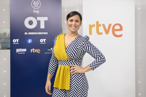 Rosa López posando en la presentación de 'OT. El reencuentro'
