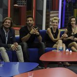 Fer, Alain, Bárbara y Adara en la 5ª gala de 'Gran Hermano'