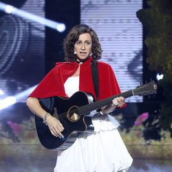 Esther Arroyo interpretando a Julieta Venegas en 'Tu cara me suena'