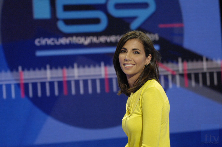 Ana Pastor, presentadora de 59 segundos