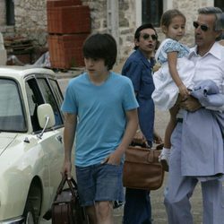 Antonio Alcántara y sus hijos en 'Cuéntame cómo pasó'