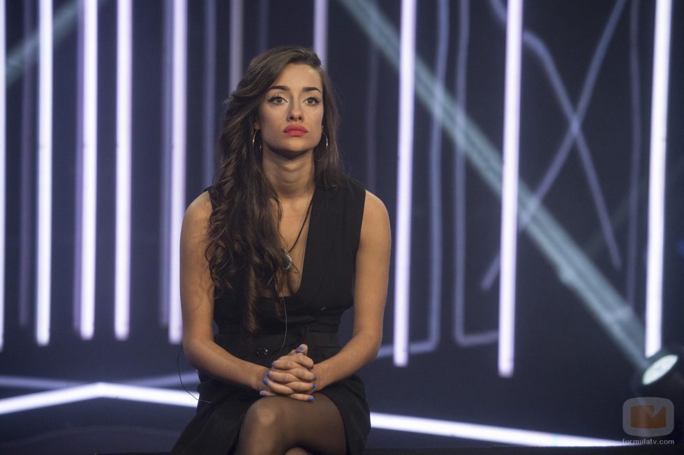 Adara en la sala de expulsiones de 'Gran Hermano'