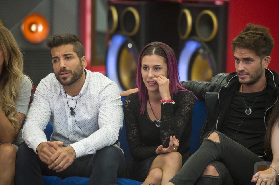 Alain, Bea y Rodrigo en la sexta gala de 'Gran Hermano 17'
