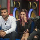 Alain, Bea y Rodrigo en la sexta gala de 'Gran Hermano 17'