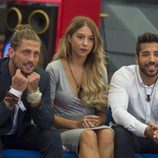 Fer, Rebeca y Alain en la 6ª gala de 'Gran Hermano 17'