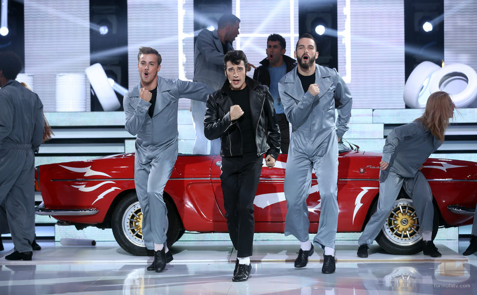 Blas Cantó interpreta "Greased lightning" en 'Tu cara me suena'