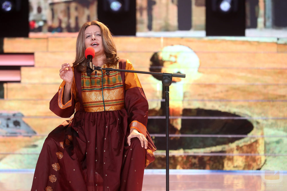 Yolanda Ramos es María Ostiz en 'Tu cara me suena'