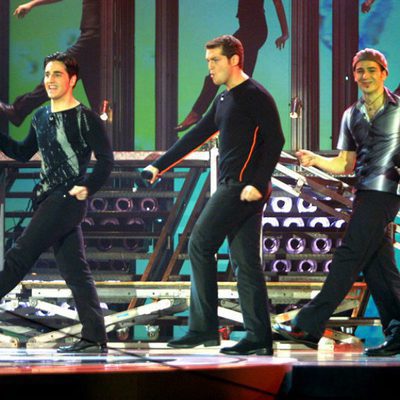 David Bustamante, Manu Tenorio y Alejandro Parreño en una gala de 'Operación triunfo'