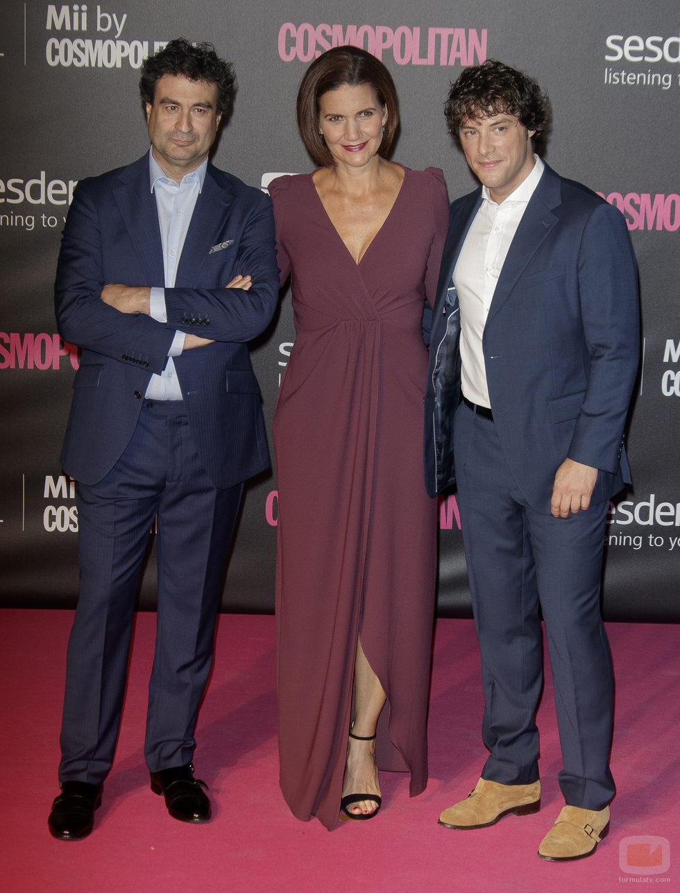 El jurado de 'Masterchef' en la ceremonia de los Premios Cosmopolitan 2016