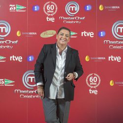 María del Monte en la presentación de 'MasterChef Celebrity'.