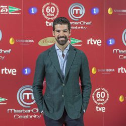 Miguel Ángel Muñoz en la presentación de 'MasterChef Celebrity'.