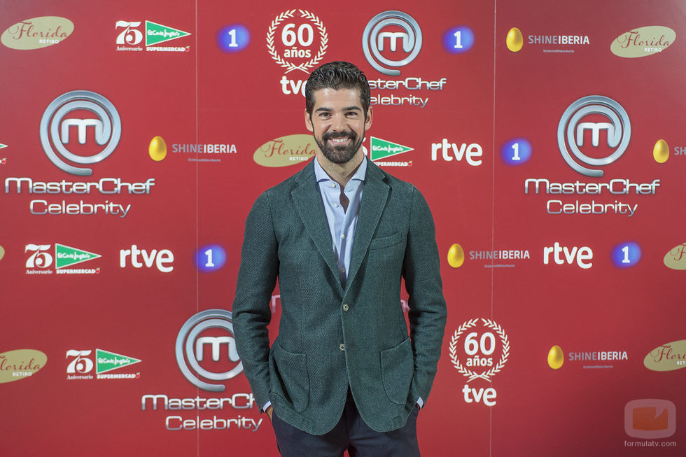 Miguel Ángel Muñoz en la presentación de 'MasterChef Celebrity'.